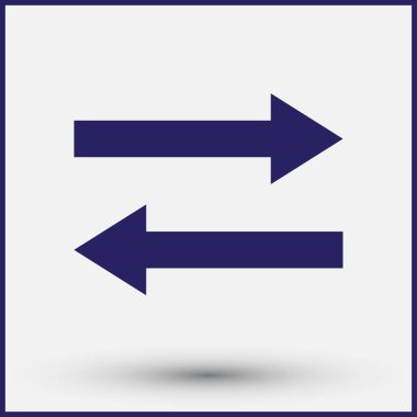 ok düz ikon vektör illüstrasyonu