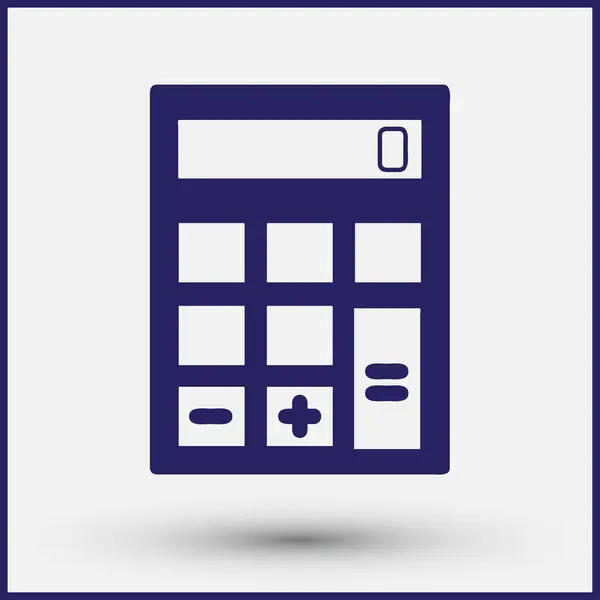 Calculator Icon Vector Illustration — Stock Vector