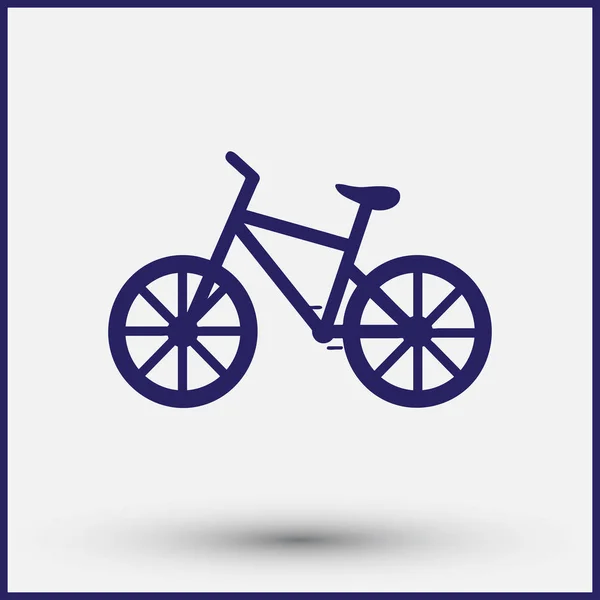 Fahrrad-Ikone Vektor-Illustration — Stockvektor
