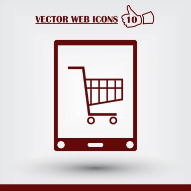 izole boş bir ekran ile akıllı telefon