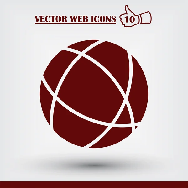 Web-Ikone. flacher Designstil — Stockvektor