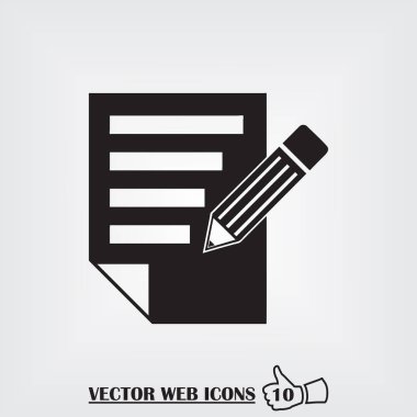 Pano web simgesi. Düz tasarım stili