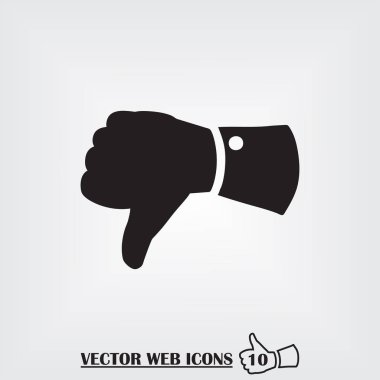 El web simgesi. Düz tasarım stili