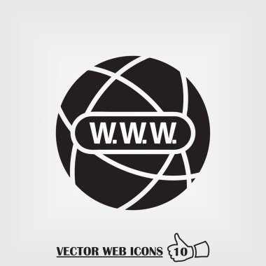 Web sitesi web simge. Düz tasarım stili