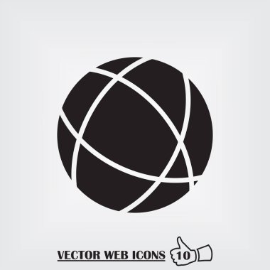 Web sitesi web simge. Düz tasarım stili