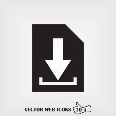 Download Web simge. Düz tasarım stili
