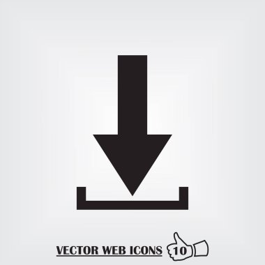 Download Web simge. Düz tasarım stili