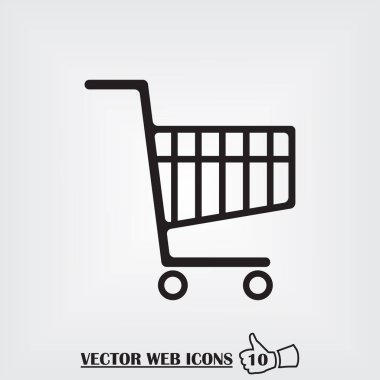 Hızlı teslimat arabası ikonu web ve mobil için ince çizgi, modern minimalist düz tasarım. Açık gri arkaplanda vektör koyu gri simge.