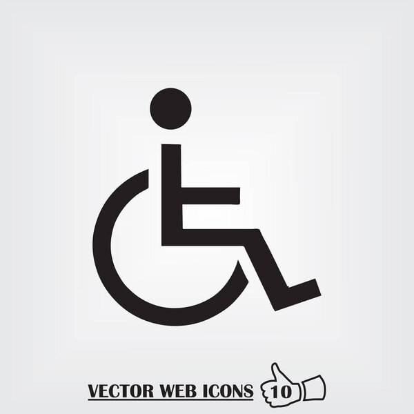Invalid sign icon, vector illustration. Flat design style.