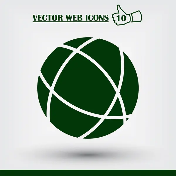 Website web icon. Flat design style — Stock Vector