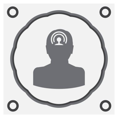 man simgesi vektör illüstrasyonu