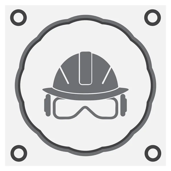 Helm-Symbol. Webdesign — Stockvektor