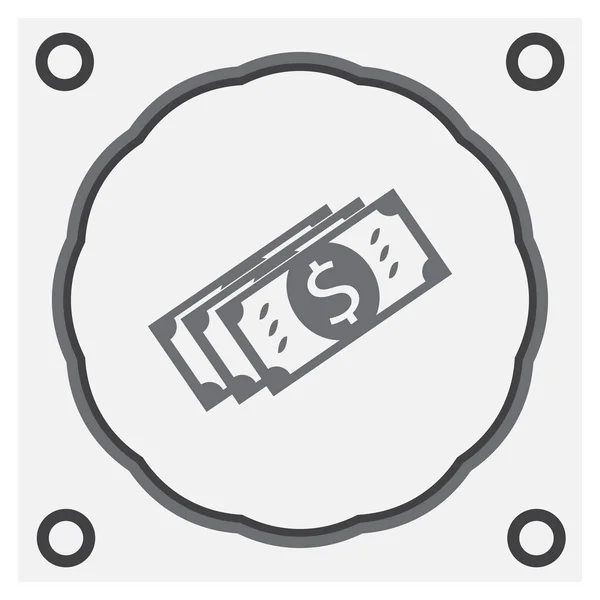 Icône de web argent vectoriel — Image vectorielle