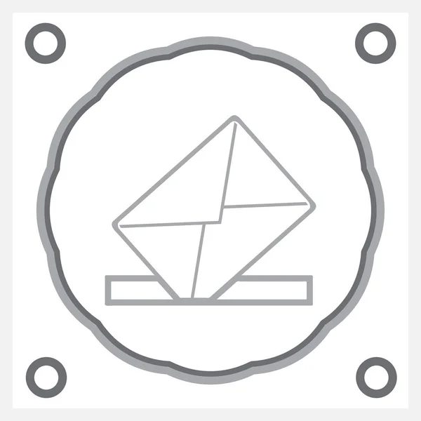 Mail web design icon — Stock Vector