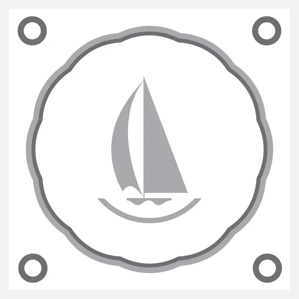 Дизайн сайта Boat Icon — стоковый вектор