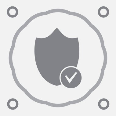 Kalkan kutsal kişilerin resmi web vektör.