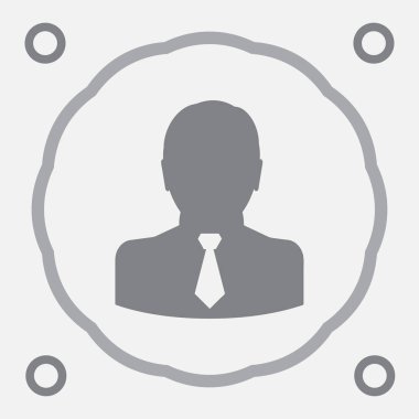 adam vektör simgesi. Web tasarım stili