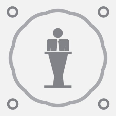 adam vektör simgesi. Web tasarım stili