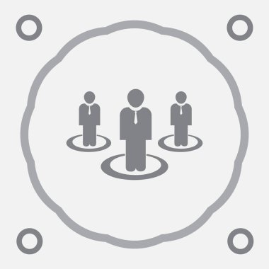 adam vektör simgesi. Web tasarım stili