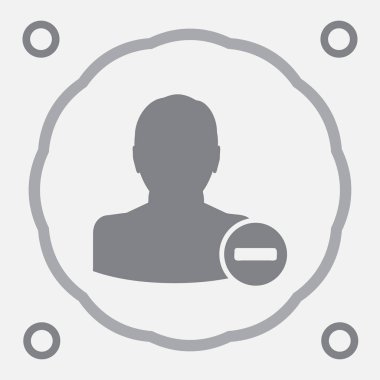 adam vektör simgesi. Web tasarım stili