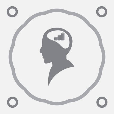 adam vektör simgesi. Web tasarım stili