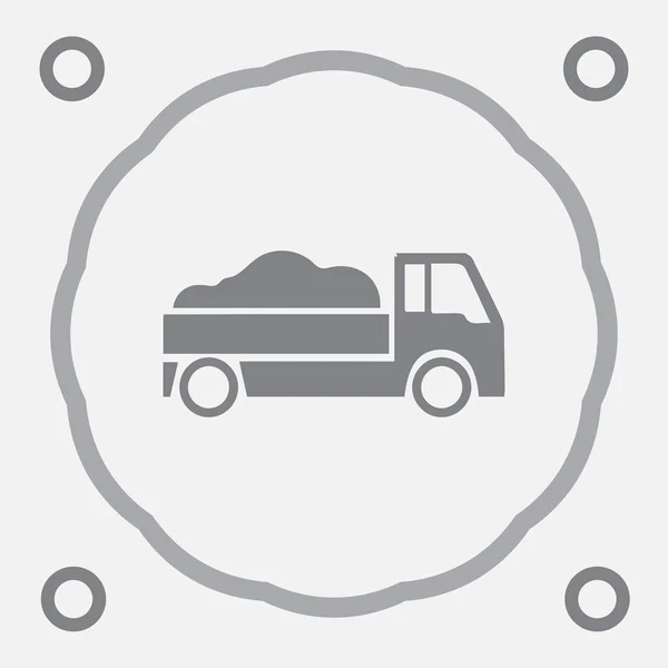 Ilustração do vetor ícone caminhão — Vetor de Stock