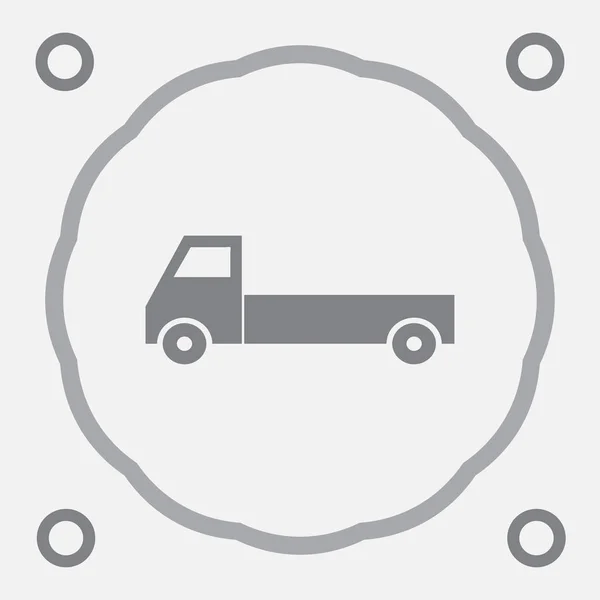 Іконка вантажівки Векторна ілюстрація — стоковий вектор
