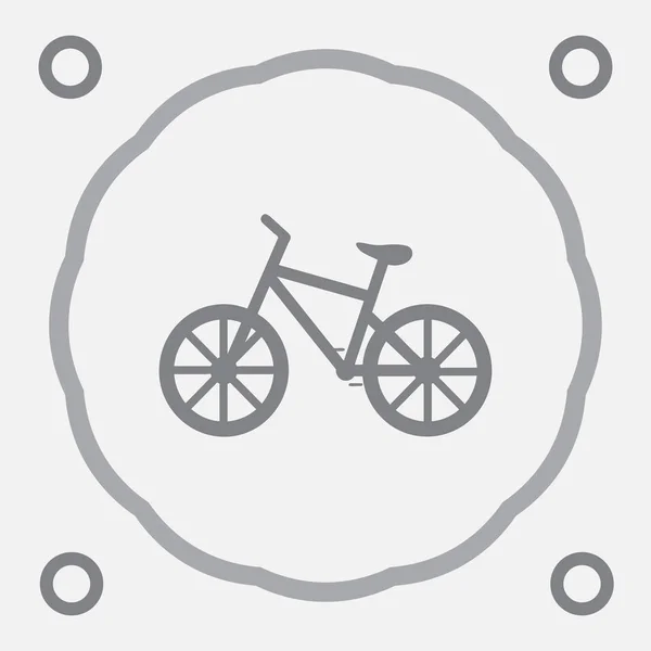 Bicicleta web vetor ícone —  Vetores de Stock