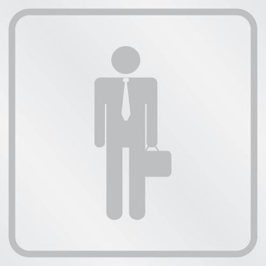 işadamı simgesi. Web tasarım stili