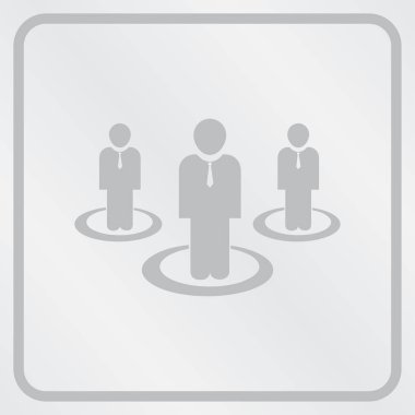 işadamı simgesi. Web tasarım stili