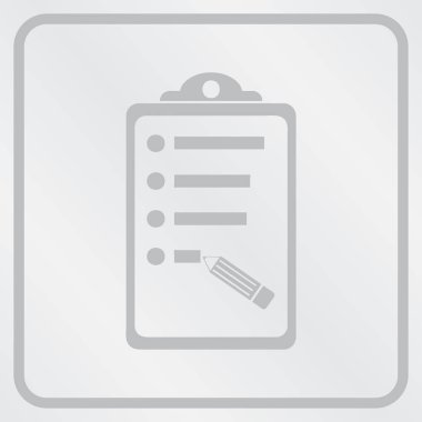 klibi kurulu simgesi. Web tasarım stili