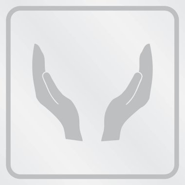 El simgesi. Web tasarım stili