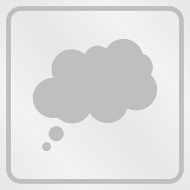 Bulutlar. Bulut vektör. Web tasarım stili