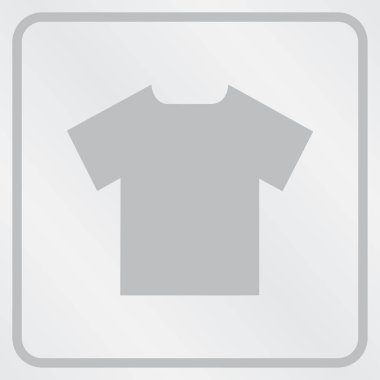t-shirt simgesi. Web tasarım stili