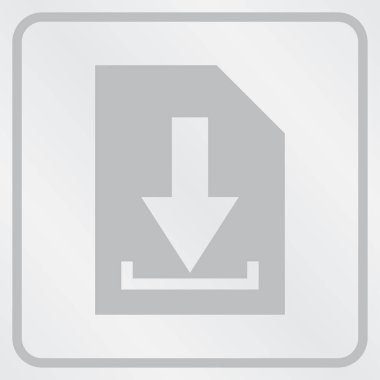 Download ve upload simgesini, dlack vektör çizim