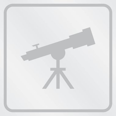 Teleskop vektör web simgesi