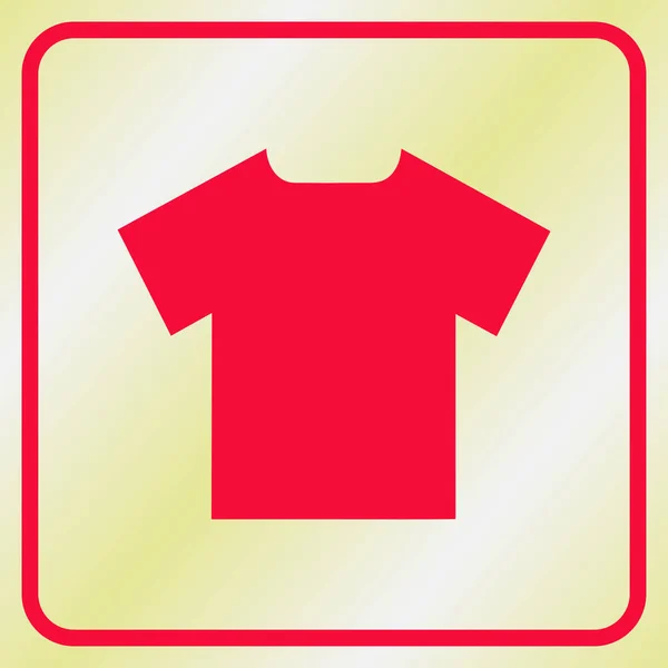 T-shirt εικονίδιο. στυλ Web design — Διανυσματικό Αρχείο