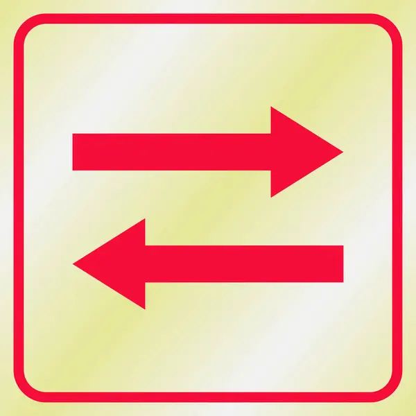 Icono de flecha vector objeto — Vector de stock