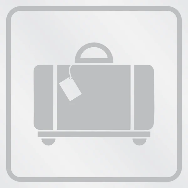 Icona vettore bagagli. stile web design — Vettoriale Stock