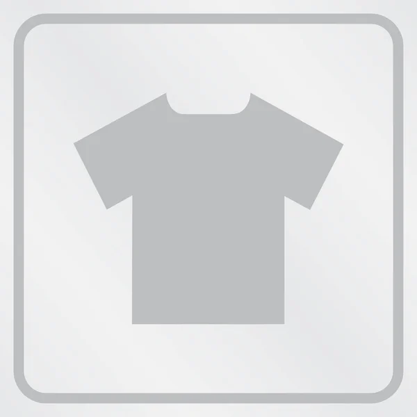 T-shirt ikonra. Web design stílusban — Stock Vector