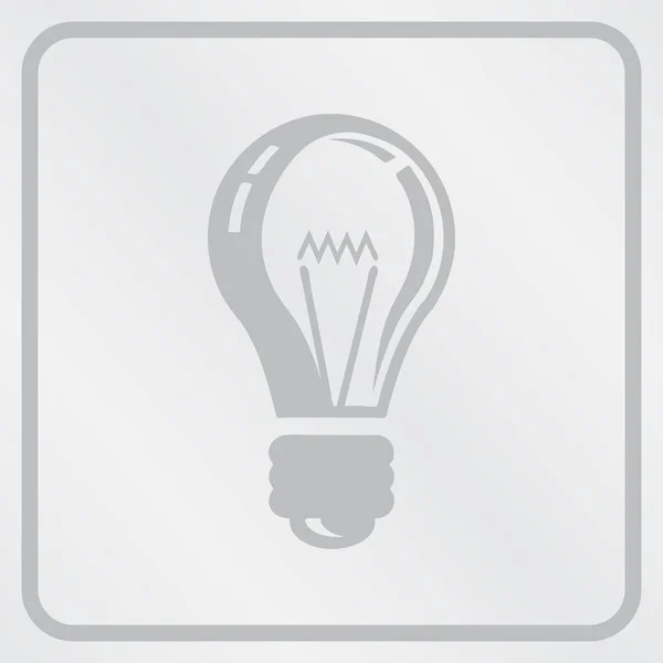 Ampoule vecteur d'icône. style de conception web — Image vectorielle