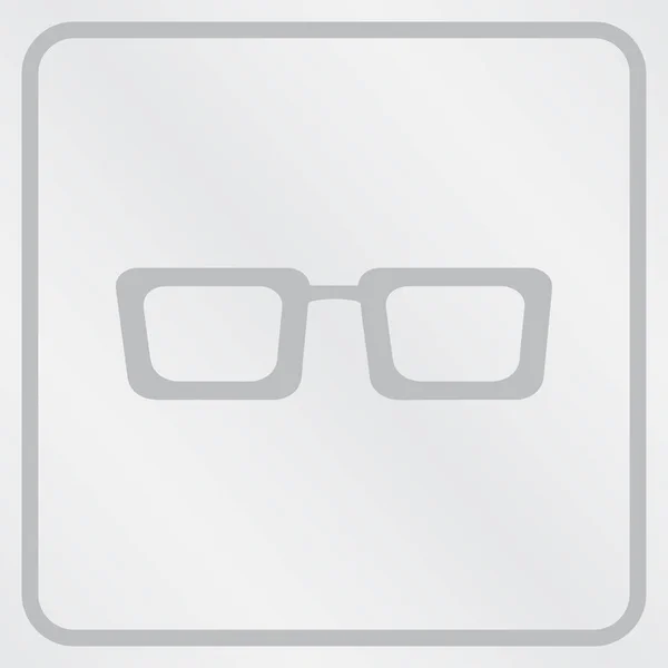 Gafas. estilo de diseño web — Vector de stock