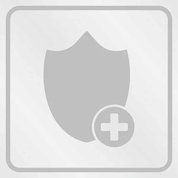 Icono de protección de escudo. estilo de diseño web — Vector de stock