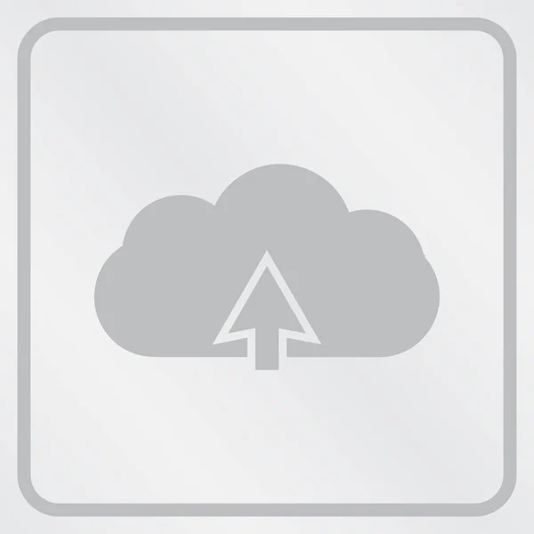 Cloud Computing Icon, Vector Illustration — Stock Vector