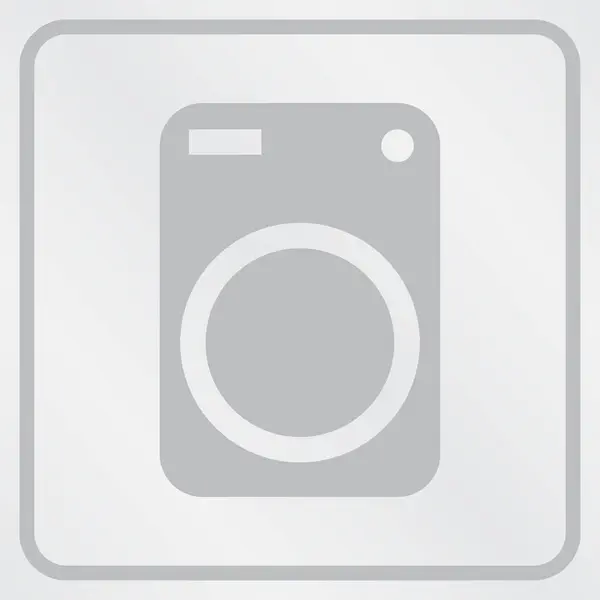 Wasmachine mashine web pictogram — Stockvector