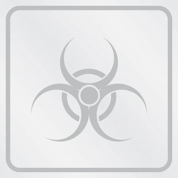 Biohazard-ikonen. vektor Web icon — Stock vektor