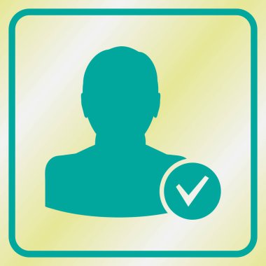 işadamı simgesi. Web tasarım stili