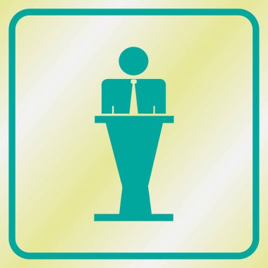 işadamı simgesi. Web tasarım stili