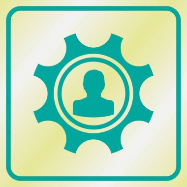 Gears'ın simgesi. Web tasarım stili