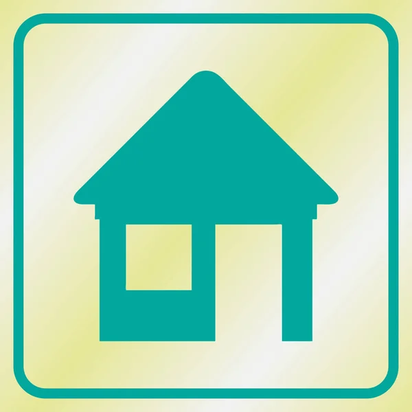 Icono del hogar. estilo de diseño web — Archivo Imágenes Vectoriales